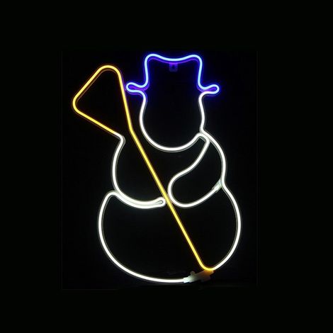 Bonhomme de Neige Néon LED 300LED IP44 - SILUMEN
