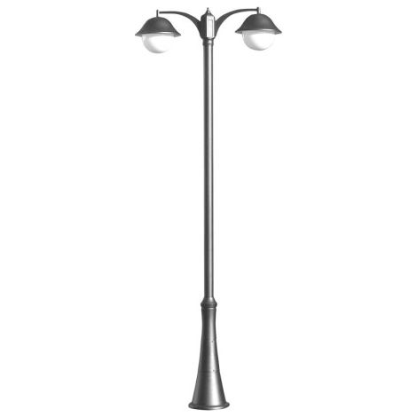 Lampione da giardino SU-MA Prince 310cm 2xE27 nero IP43