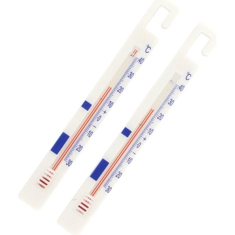 Lot de 2 thermomètres réfrigérateur congélateur 15,5 cm (1/5)