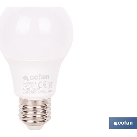 Lampadina LED Classica E27 8 W 806 Lm 4000 K (1/4)