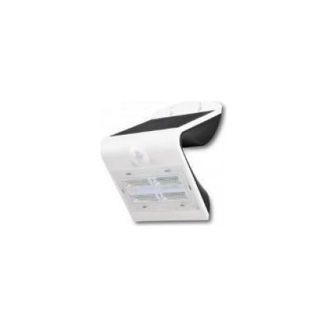 Luz LED solar V-TAC con batería, 3 W, 130 lm/W, sensor PIR, blanco cálido y blanco natural, IP65