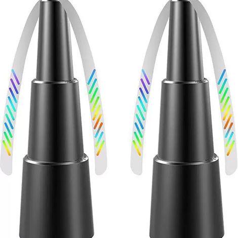Ventilateur Anti-Mouche, Lot de 2 Répulsifs Anti-Mouches, Fly Fan pour effrayer Les Mouches, Répellante Moustique Fan pour Maison Dîner, Terrasse et Restaurant (1/5)