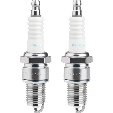 2PC Bougie D'Allumage NGK BPR6ES, Durable & Fiable, Equivalent CHAMPION RN9YC, CHRN9YC, TASHIMA 2209856, NIPPONDENSO W20EKPRS1 (1/5)