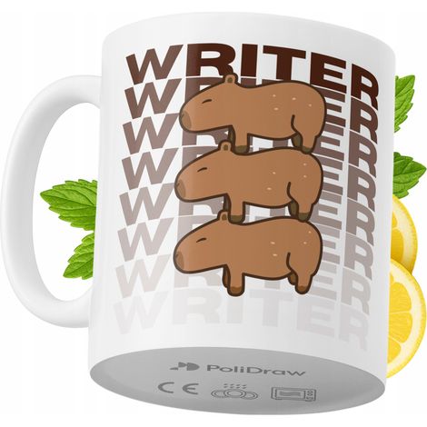 Mug humoristique pour écrivain, avec un texte amusant et un design graphique original. Idéal pour les anniversaires, les fêtes et les occasions spéciales. Mug premium pour la maison, le bureau et le t (1/5)