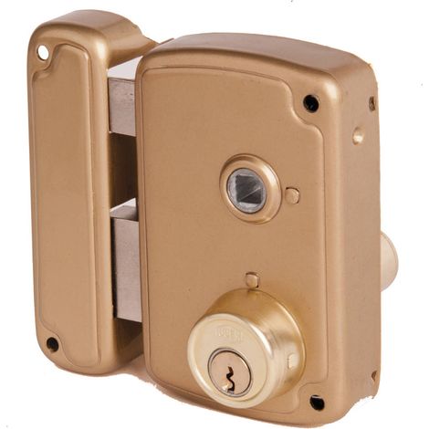 UCEM CERRADURA 4056B 70 IZDA MADERA SOBREPONER PICAPORTE/MANILLA PALETON PINTADA (1/2)