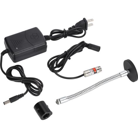 Magnetic flexible hose mounting base, red laser module, infrared positioning light (US standard AC 100-240V), crosshair. (1/5)