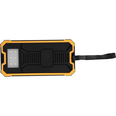 Batterie externe portable Polar Mobile 20 000 mAh à charge rapide et double port USB, kit de montage facile, jaune (1/5)