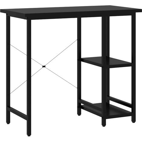 Maison Exclusive - Scrivania per Computer Nera 80x40x72 cm in MDF e Metallo (1/5)