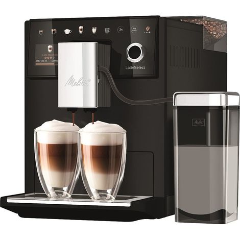 Melitta F630-212 Kaffeevollautomat schwarz und silber