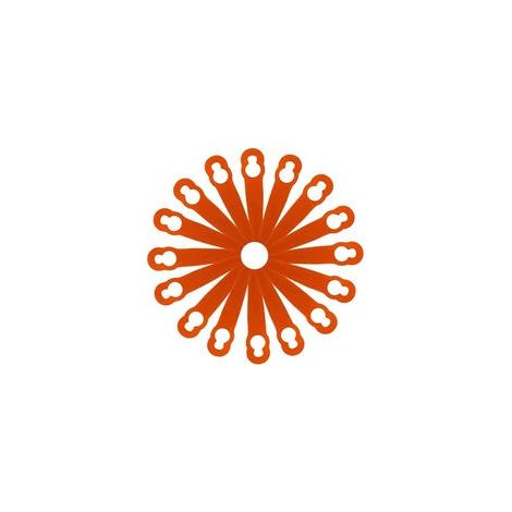 Lot de 100 lames en plastique de remplacement pour STIHL FSA 45 – Hauteur 83mm – Compatible Polycut 2-2 – Coupe efficace et durable