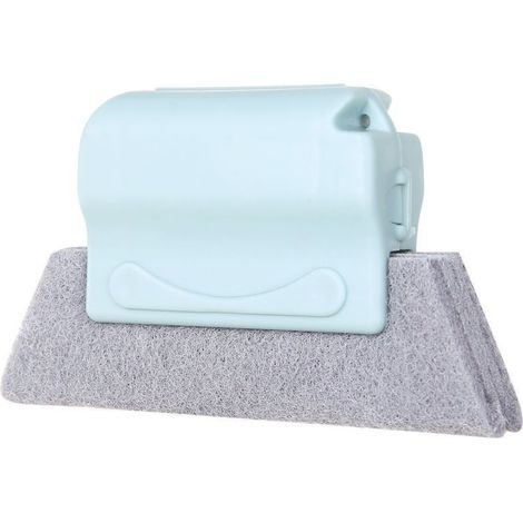 Brosse de nettoyage de vitres, rainure deux en un, 2 pièce, outil de nettoyage de vitres, salle de bains, cuisine, espace de sol, porte coulissante (1/5)