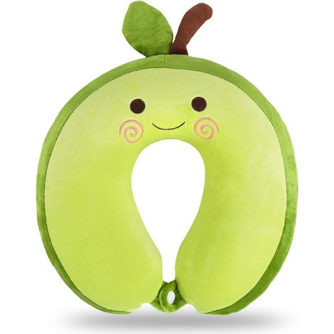 Coussin cervical U en mousse à mémoire forme avocat, soutien ergonomique pour voyage et repos (1/5)