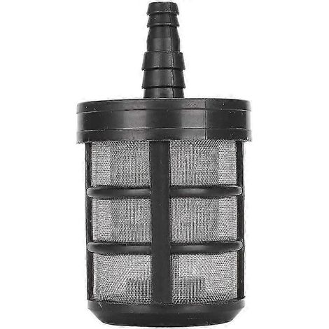 Lot de 5 filtres en acier inoxydable pour pompes à eau de jardin, double couche, crépine, accessoires de pulvérisation (noir) : (1/4)
