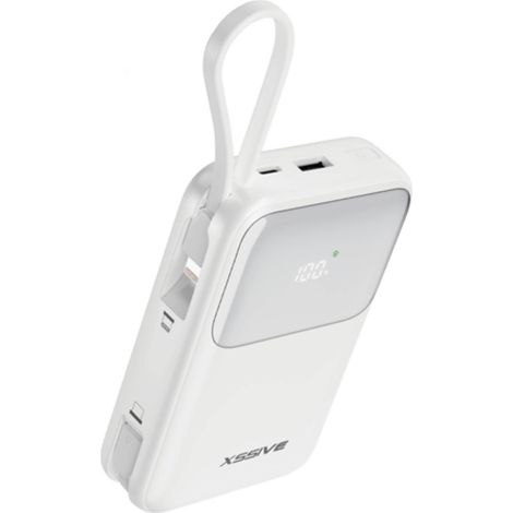 22,5W Power Delivery Schnelllade-Powerbank mit LED-Display Lila (1/2)
