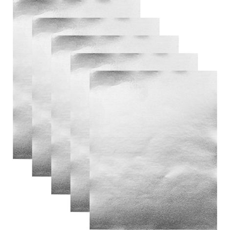 Ruban Adhésif en Aluminium pour Réparation de Marmites et Casseroles, Résistant la Chaleur, Léger, Cuisine, Pack de 5 Feuilles Argentées (1/5)