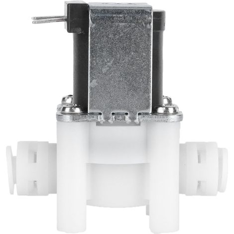 Électrovanne d'arrivée d'eau DC12V normalement fermée, en acier inoxydable robuste et durable, avec interrupteur de débit d'air pour l'arrivée d'eau. (1/5)