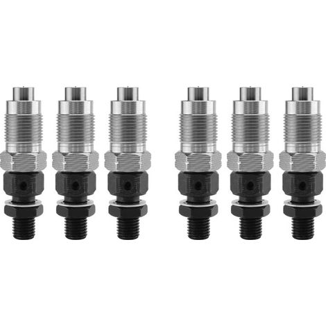 Seis inyectores de combustible adecuados para los motores D722, D782, D902, Z402, Z482, Z602, G2160, G1800, H1600-53000, 16001-53002 y 16001-53000. (1/4)