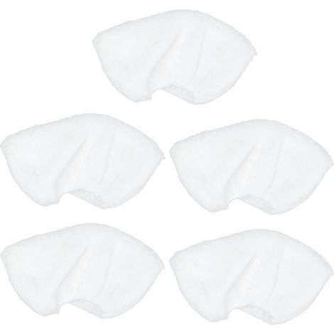 Mikrofaser-Dampfmopp-Pad, 5 Stück, für SC1, SC2, SC3, SC4, SC5, SV7, Ersatzbezug mit hoher Wasseraufnahme