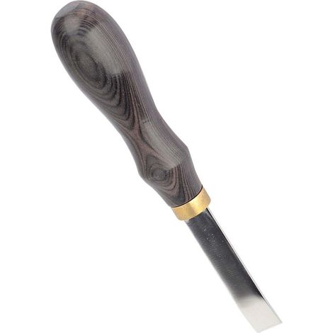 Liseron de bordure en cuir 10mm, outil de biseautage artisanal, couteau à biseau pour travail du cuir, accessoire DIY de maroquinerie, coupe précise pour cuir. (1/5)