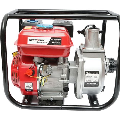 Motopompa a benzina WP20 7,5HP, portata 2 pollici 30m3/h profondità 8m, altezza 30m Breckner Germany (1/5)