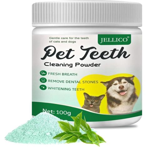 Dental powder for dogs and cats