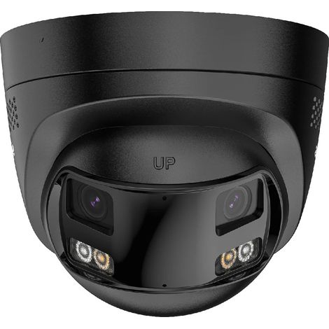 Cámara de seguridad de 8 MP, doble lente, campo de visión de 180°, audio bidireccional, conexión IP/de red cableada. (1/5)