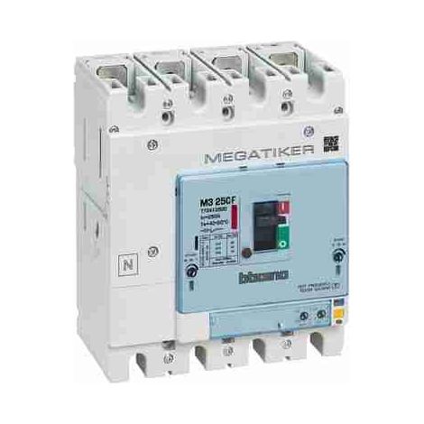 BTIT734F160D Interruttore scatolato magnetotermico M3 250F 4P con differenziale - In= 160A - Icu 36kA