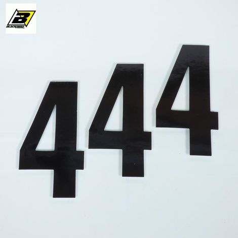 Blackbird Autoaufkleber 5047/20/4 Nummer 4 schwarz 130x70 Neuware