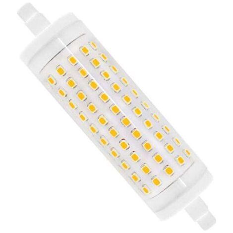Ampoule R7S LED 118mm15W DimmableBlanc chaud 3000K, Équivalent à Lampe Crayon Halogène J118 R7S 150W-200W, AC 220V, R7S LED Céramique pour Studio/Salon, [Classe énergétique A] (1/5)