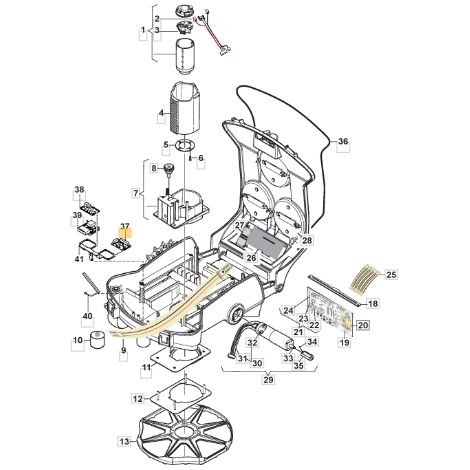 Scheda cubo robot tagliaerba modelli AUTOCLIP527 ORIGINALE STIGA 1126-1474-01