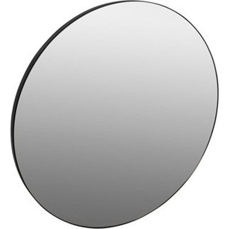 Plieger Nero Round miroir rond 60cm avec cadre noir