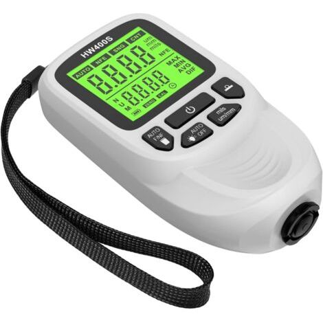 Jauges d'épaisseur de revêtement professionnelles de 0 à 2000 μm avec écran LCD - Jauges de peinture numériques (1/5)