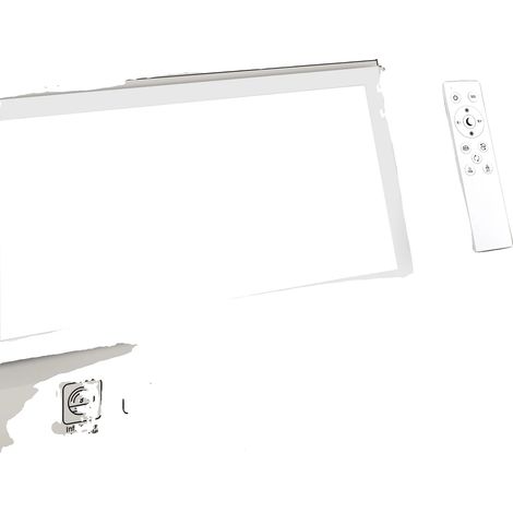 Panneau de lumière au plafond, dimmable, températures de couleur ajustables, 100CM, modifiable, BLANC, 21-30W (1/2)