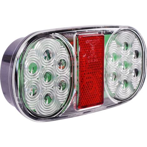 Fanale posteriore, riflettore a LED 12V per camion, rimorchio SA95 Breckner Germany (1/3)