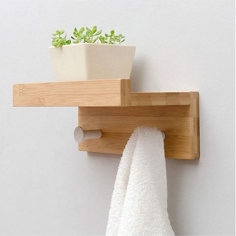 Holzwandhaken für Kleidung, Hüte und Handtücher, mehrteilig