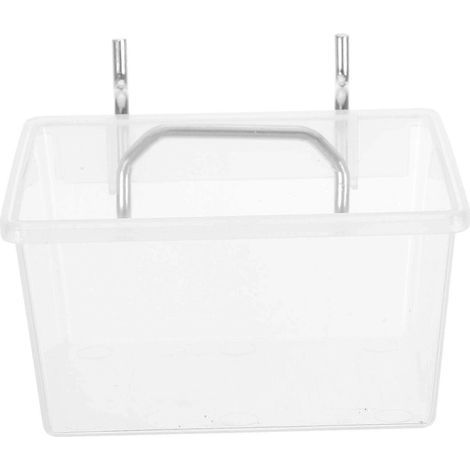 Bac de rangement pour panneau perforé, accessoire pour panneau perforé, bac de rangement en plastique avec crochet pour panneau perforé (1/3)