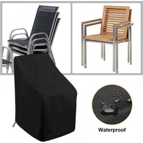 Housse Pour Fauteuils De Jardin - Polyester Oxford Imperméable Antipoussière - Extérieur - 1 Pièce 89 x 89 x 120 cm (1/4)