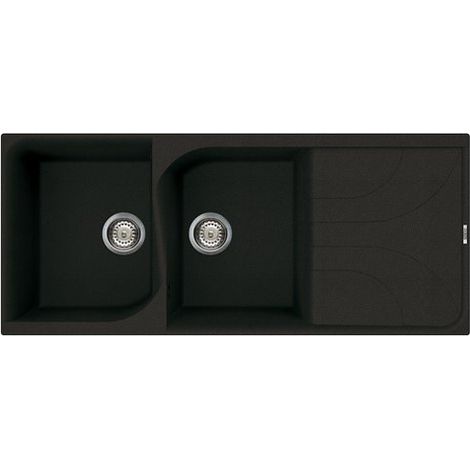 Lavello Elleci Incasso 2 vasche 116x50 Ego 500 Metaltek Ghisa LME50070