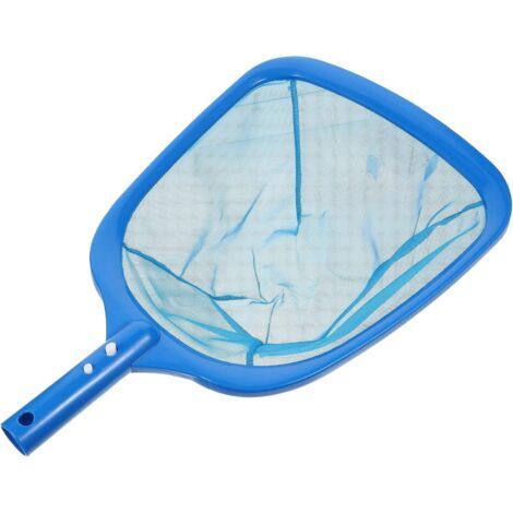 Schwimmbad-Skimmernetz mit feinem Netzgewebe, Reinigungskorb für Blätter und Schmutz, Bodenzubehör - (1/5)