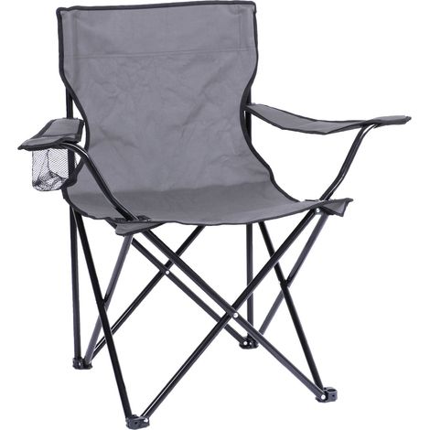 Fauteuil de camping compact et pliant avec accoudoirs (1/3)