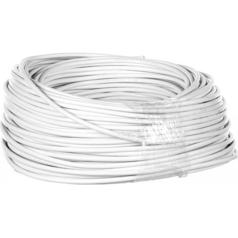 Cable de carcasa H03VV-F (OMY) 5x0,75 blanco /50m/