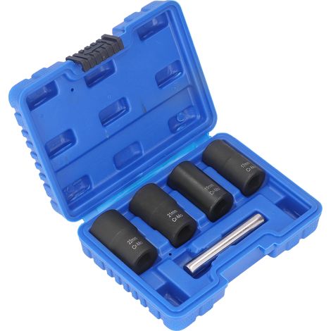 Ensemble de 5 outils pour extraire les écrous, les douilles dynamométriques, les vis et les boulons, adapté à la maintenance et à la réparation. (1/5)