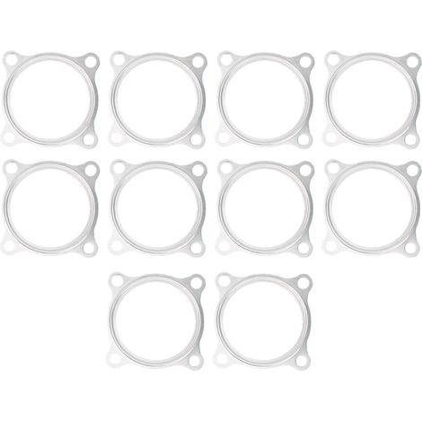 Lot de 10 joints de descente de turbo 2,5 pouces à 4 boulons, compatibles avec les turbos GTX30, GT30, GT35, GTX35, GT2871R et GT2540R. (1/5)