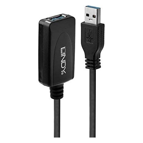 Cavo di prolunga attivo USB 3.0 Lindy da 5 m, codice 43155 (1/2)
