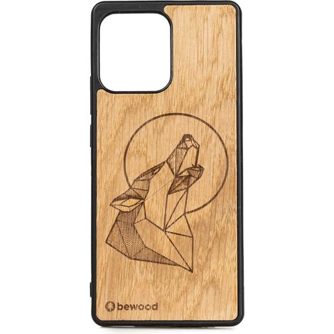 Bewood Holzkoffer für Motorola Edge 40 Neo Wolf OAK (1/2)