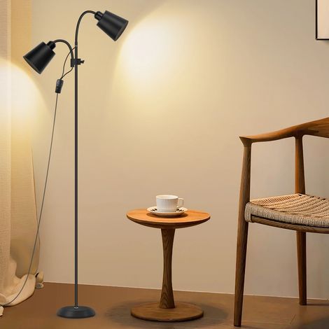 Lampadaire Moderne avec Abat-Jour, Lampe sur Pied de Lecture pour Salon, Chambre et Bureau(ampoule non incluse) (1/5)