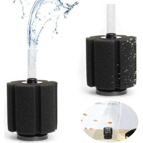 2 pièces Filtre Maille Protection, Filtre à éponge Filtre à air d'aquarium, Filtre à éponge biochimique pour Aquarium, réservoir de Poissons (1/5)