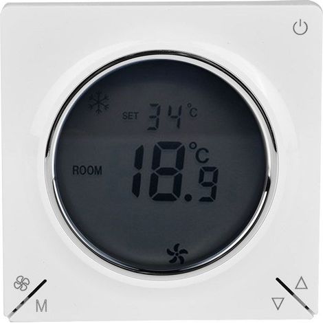 Contrôleur de Thermostat de Bobine de Ventilateur de Climatisation LCD pour le Contrôle de la Température Ambiante (1/3)