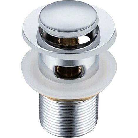 Sink Drain Plug with Overflow, Universal Drain Plug, POP UP Valve for Sink, Sink Drain Plug with Overflow (with Hole) MUMU (1/4)