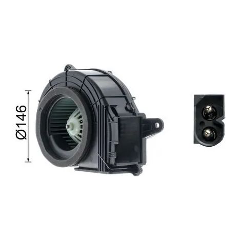 Pulseur d'air habitacle MAHLE AB 27 000P MERCEDES-BENZ 000 835 80 04